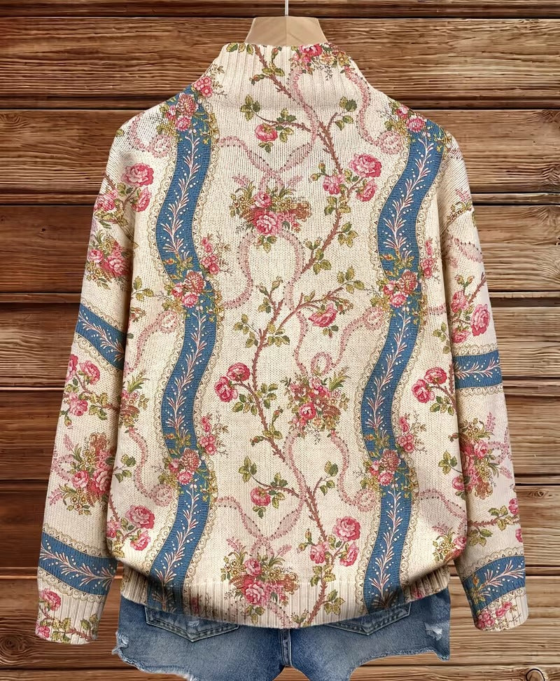 Elisabeth | Climbing Rose Ribbon Cardigan