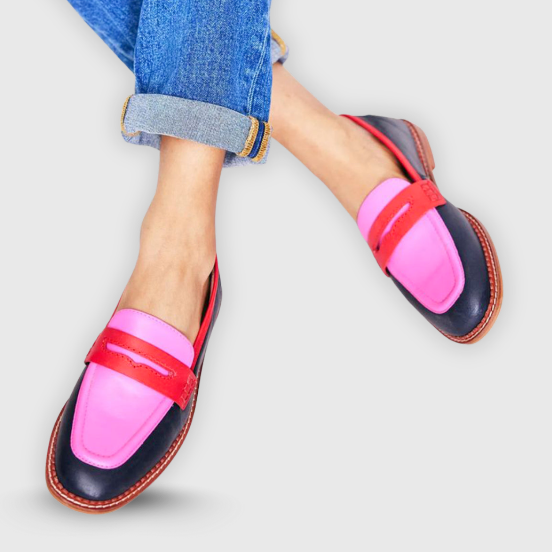 Giuliana | Contrast-Colour Moccasins