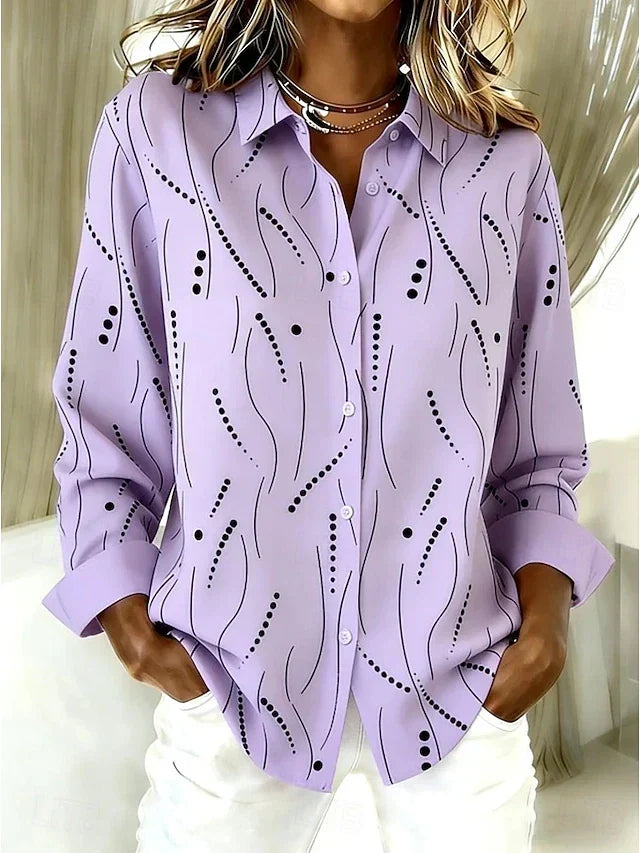 Hilda | Smart Print Blouse