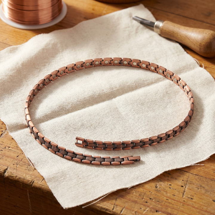 Copper Bead Necklace