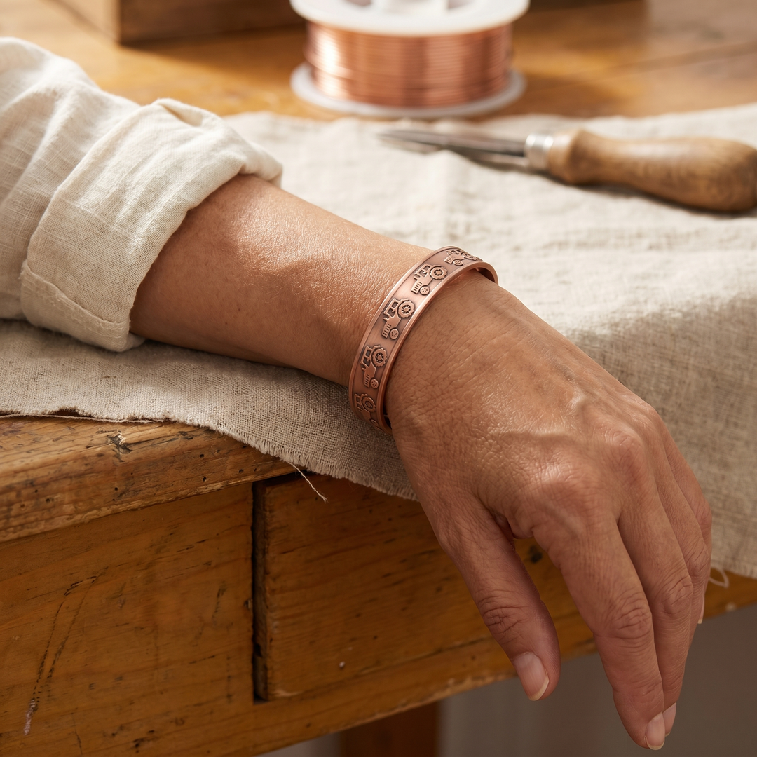 Wrought Copper Bracelet