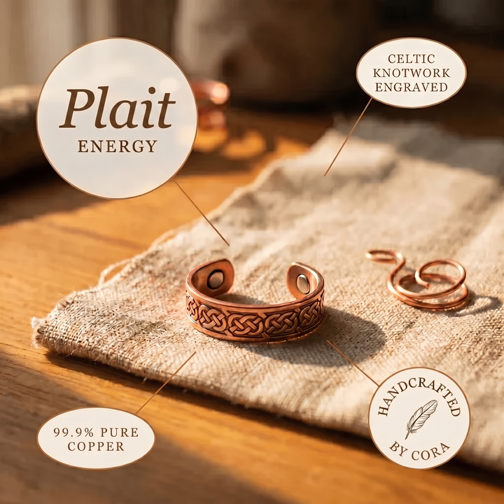 Braid Copper Ring