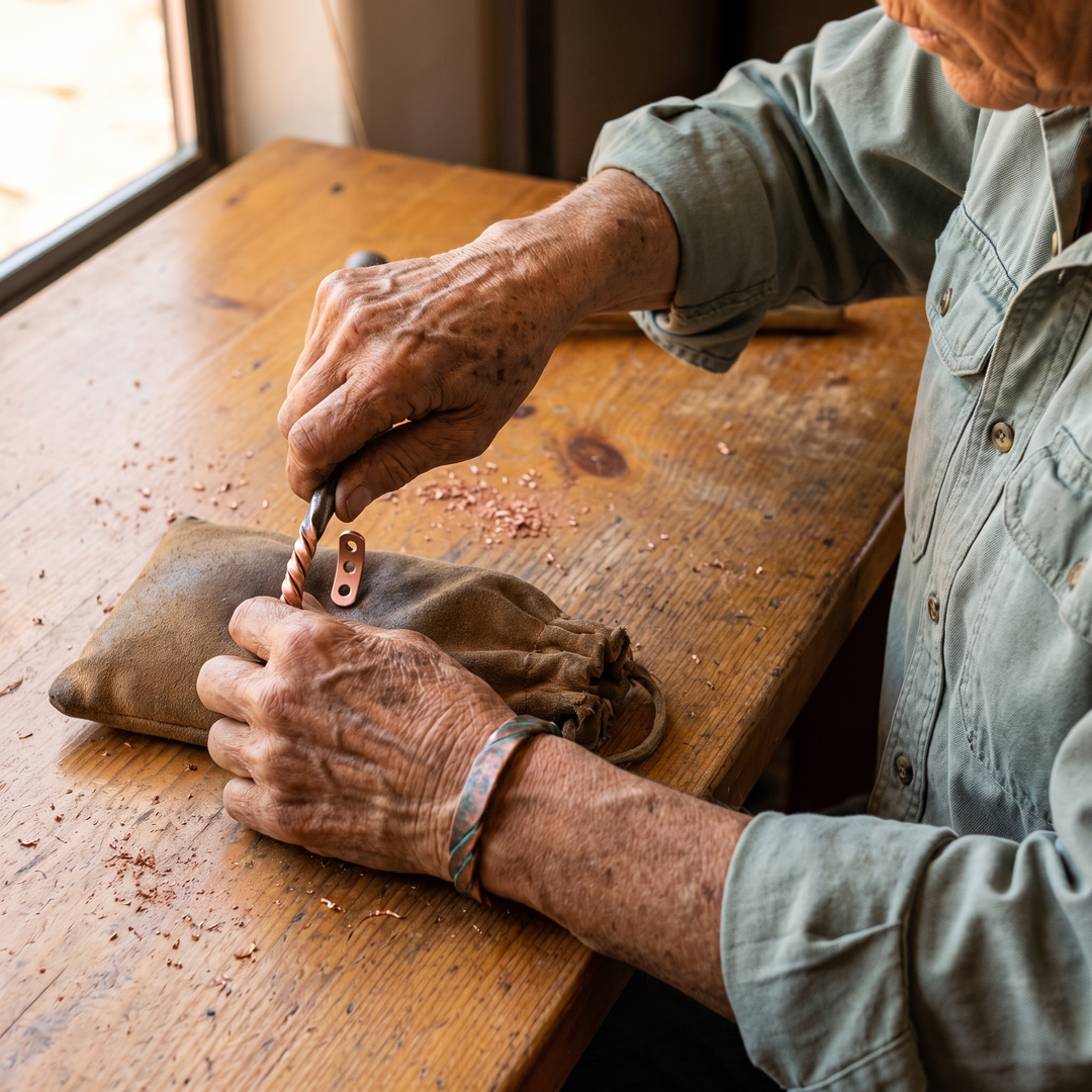 Branch Copper Bracelet