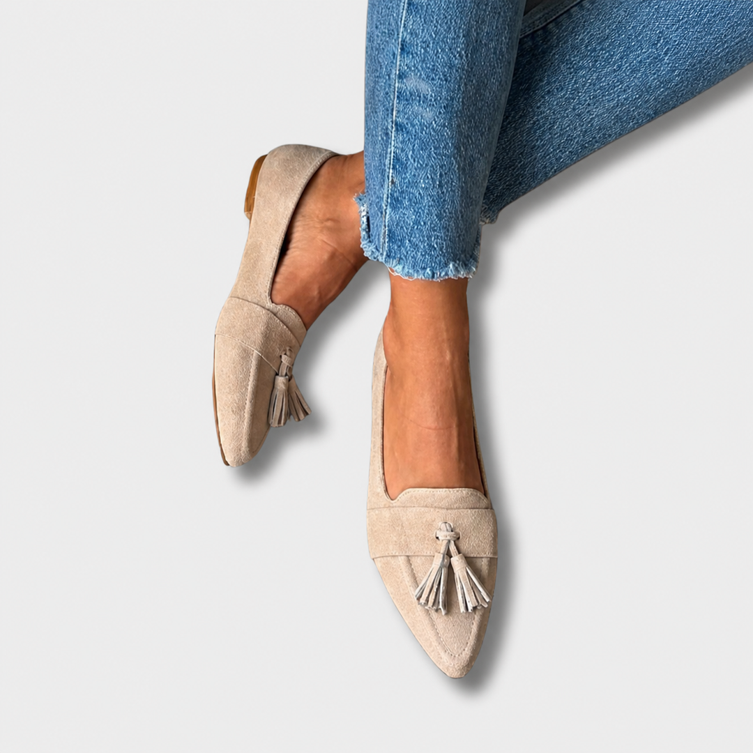 Lily | Chic Beige Loafers