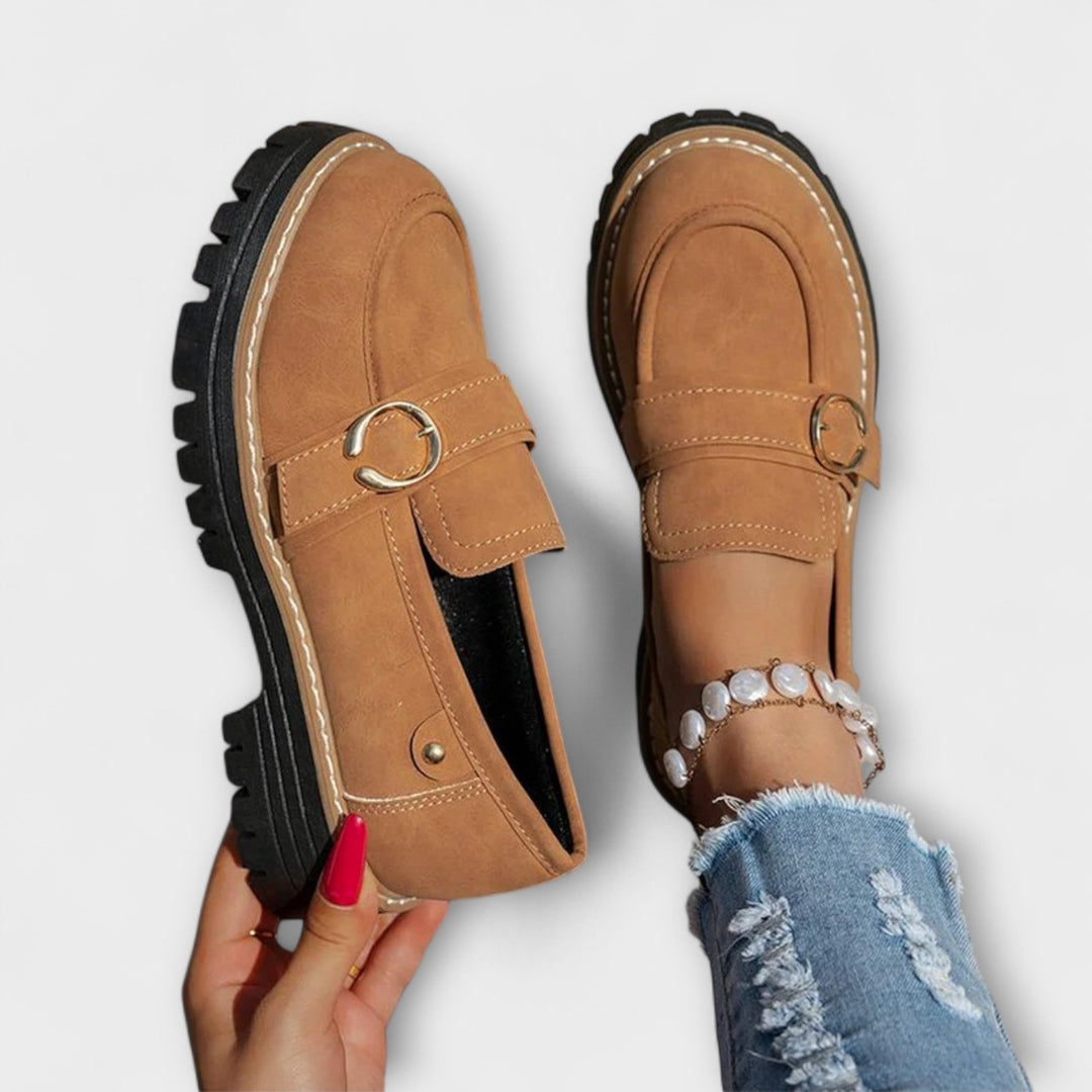 Lora | Casual Round-Toe Loafers