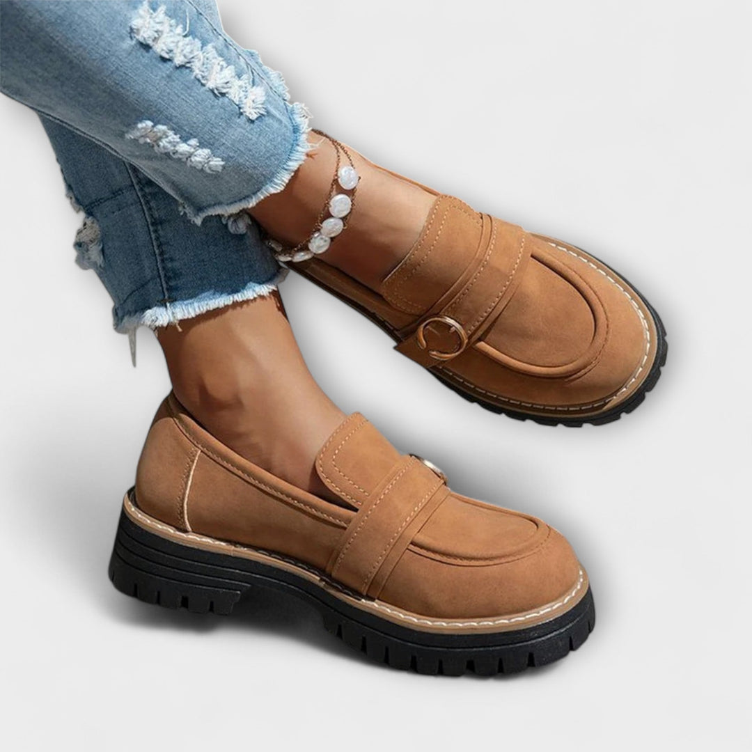 Lora | Casual Round-Toe Loafers