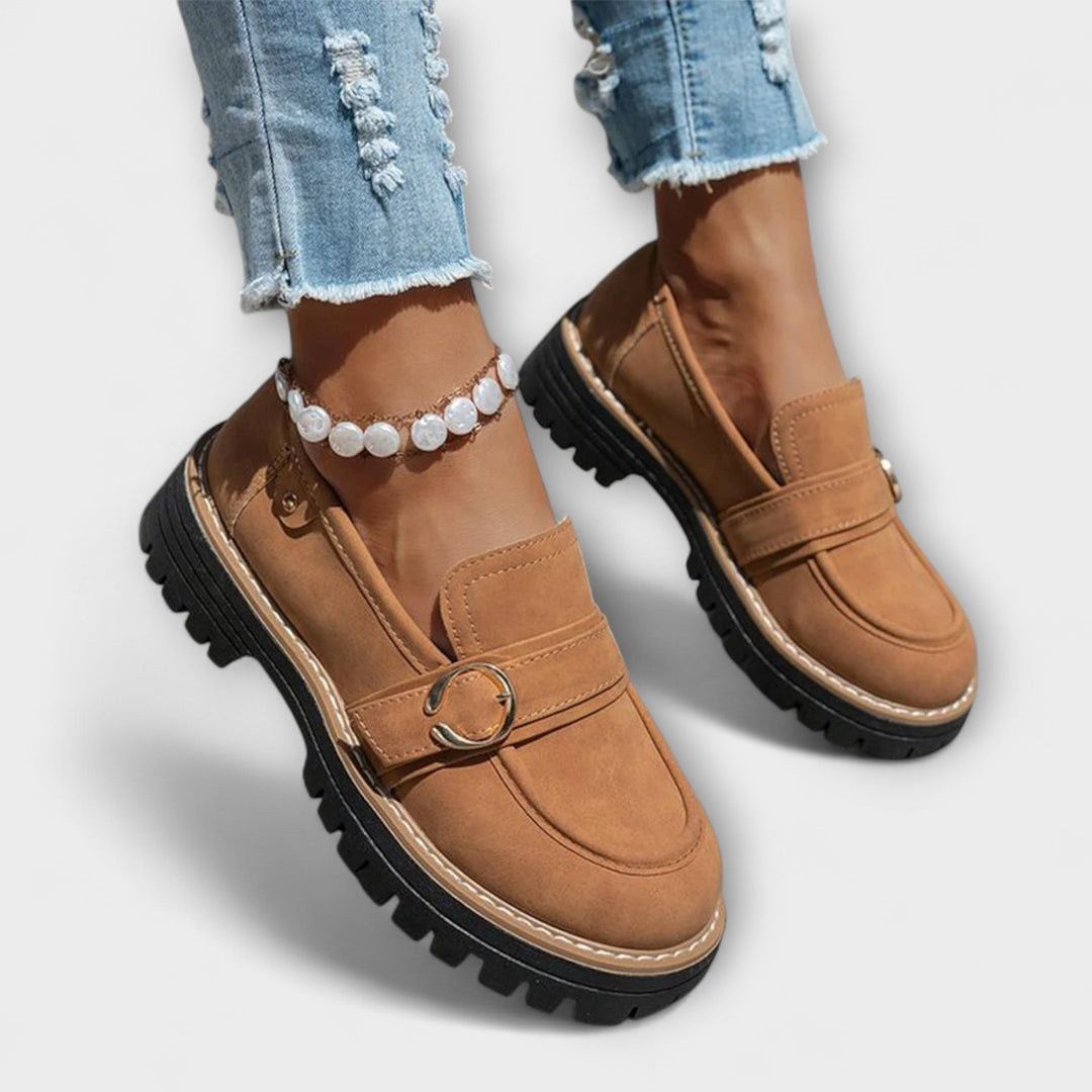 Lora | Casual Round-Toe Loafers