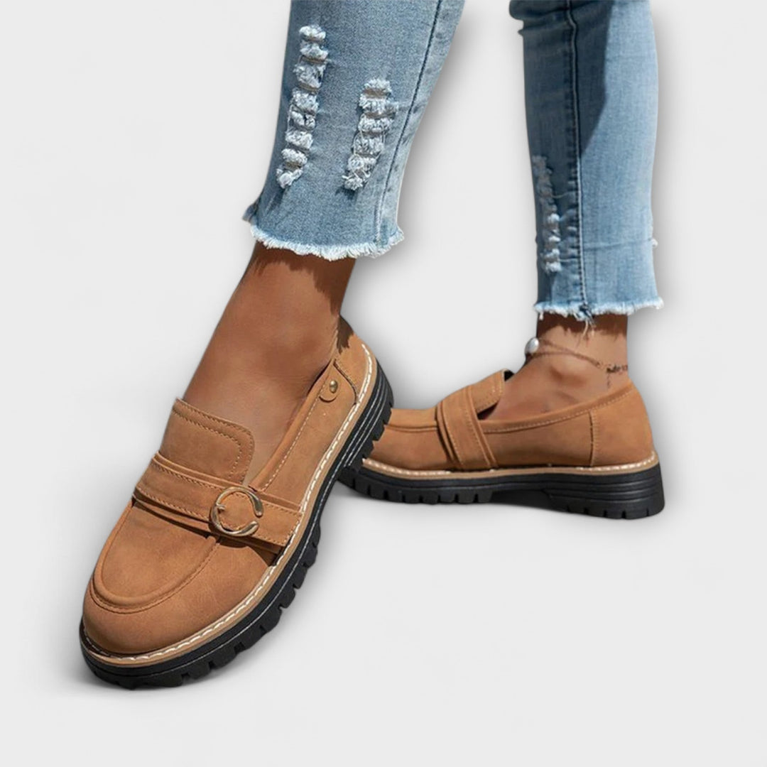Lora | Casual Round-Toe Loafers