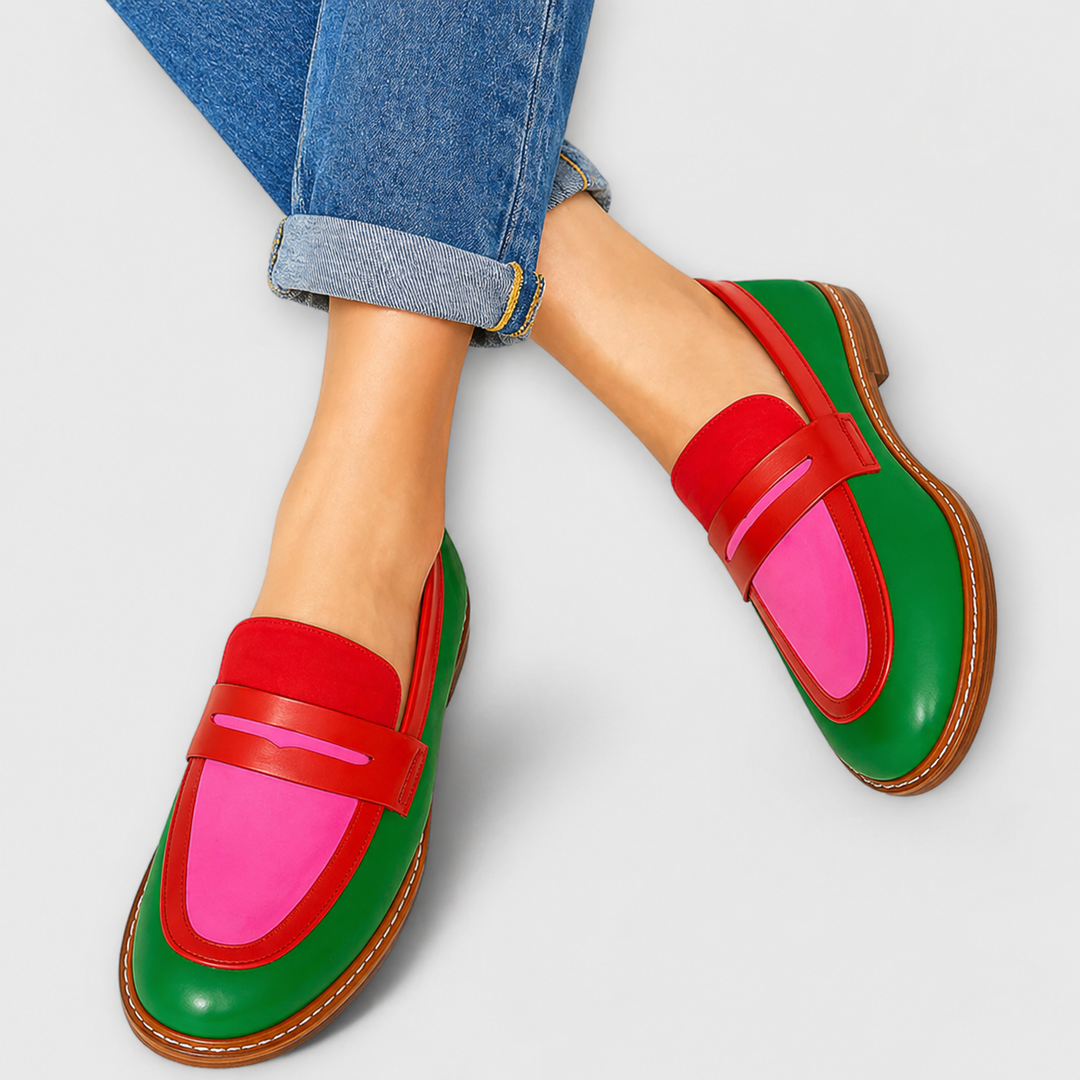 Nyla | Casual Loafers with Contrast Trim