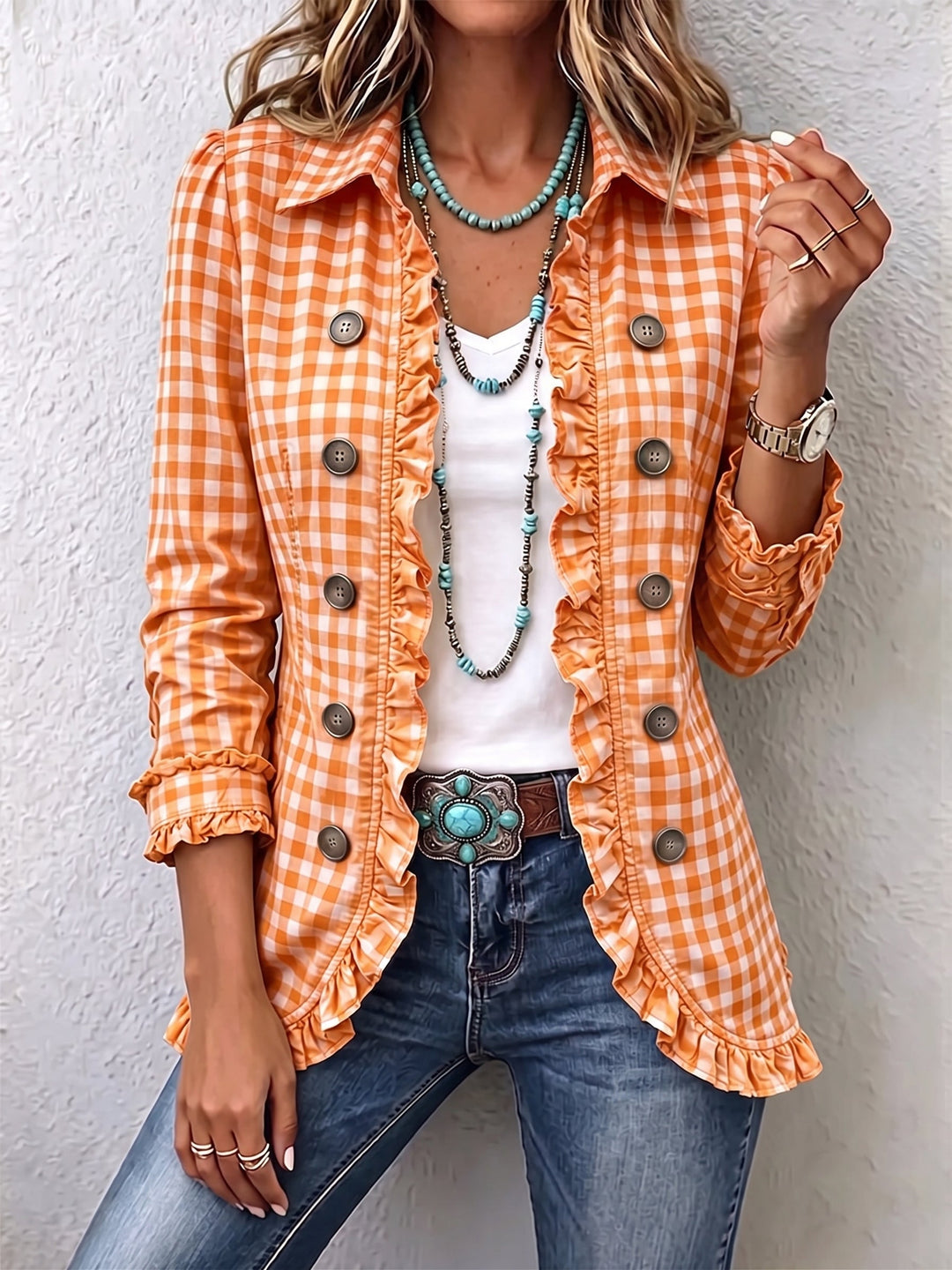 Sanne Check Jacket