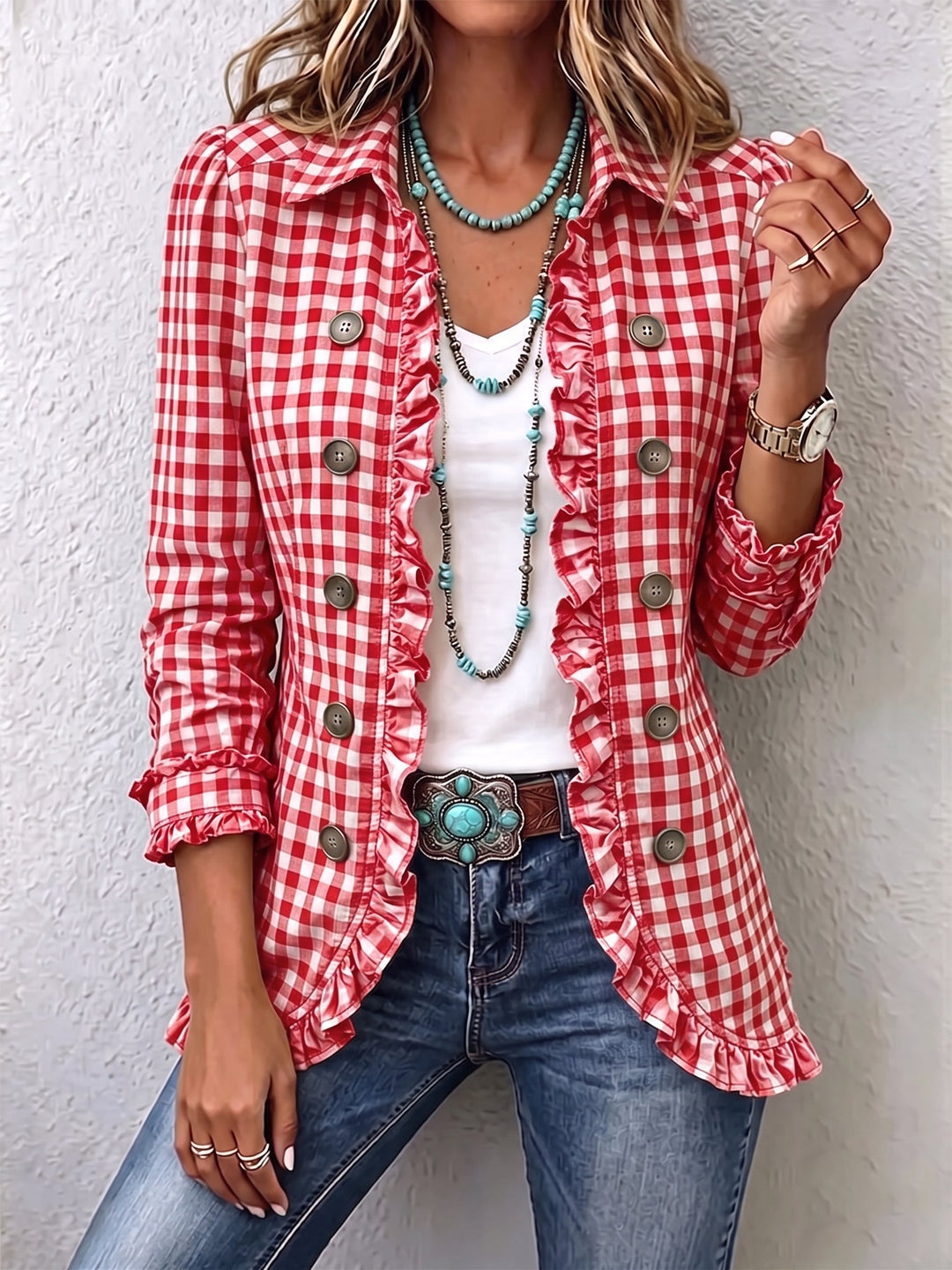 Sanne Check Jacket