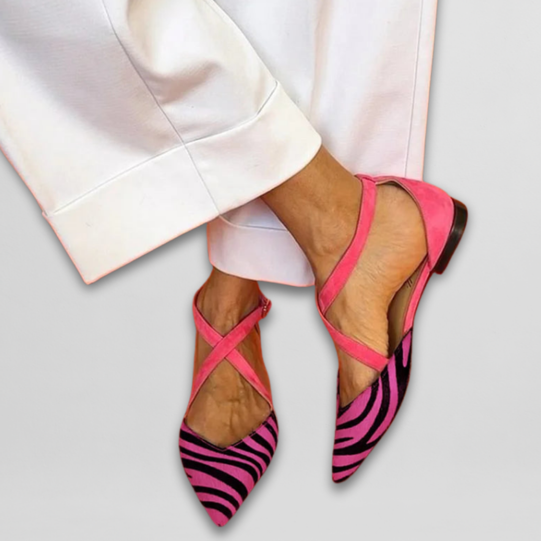 Ornella | Strappy Ballerinas