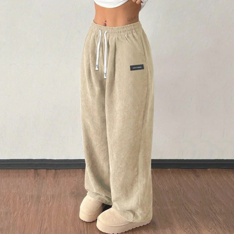 Livia Comfortable Wide-Leg Trousers