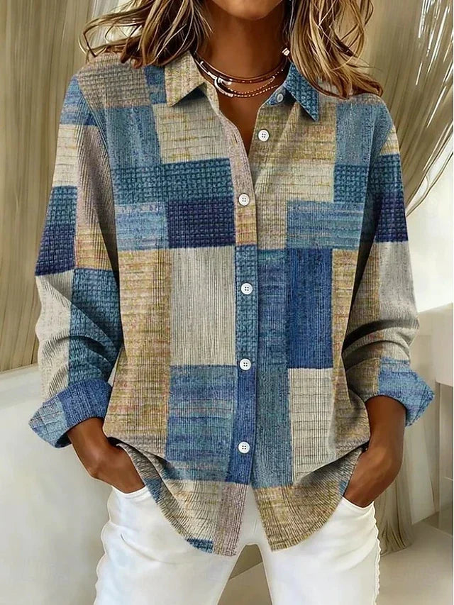 Sigrid | Charming Patchwork Blouse
