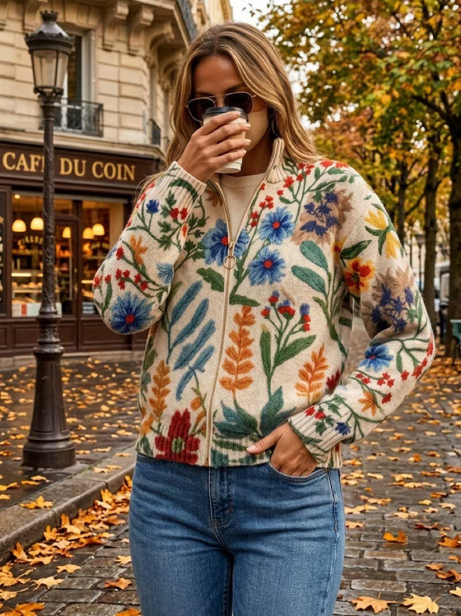 Rieke | Botanical Garden Zip Cardigan