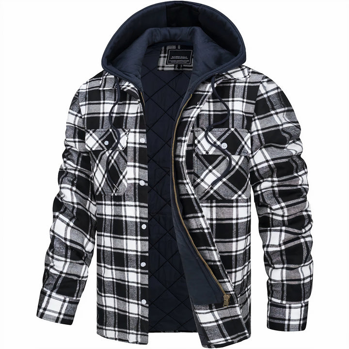 Kevin | Check Zip Jacket