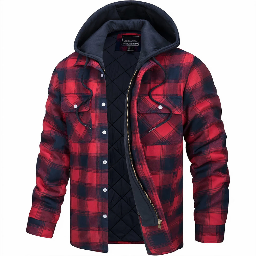 Kevin | Check Zip Jacket