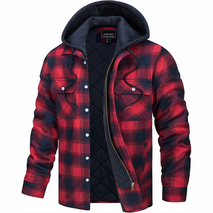 Kevin | Check Zip Jacket