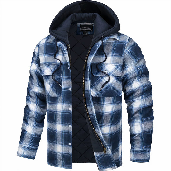Kevin | Check Zip Jacket