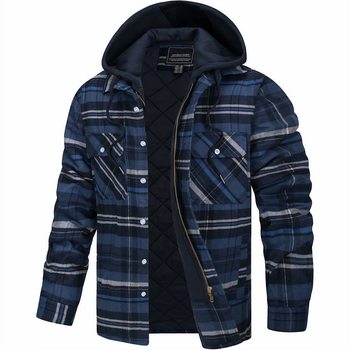 Kevin | Check Zip Jacket
