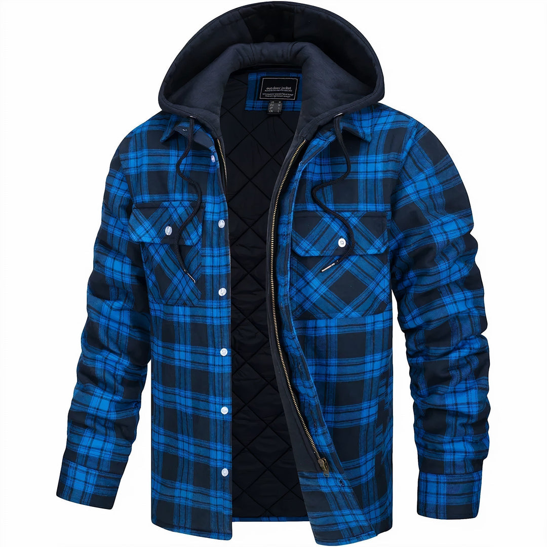 Kevin | Check Zip Jacket