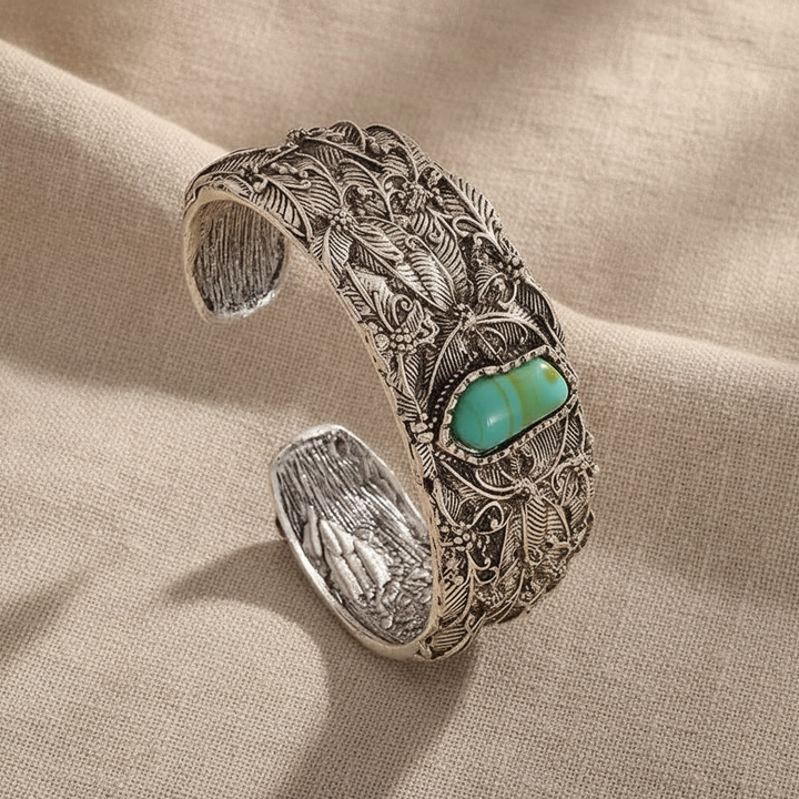 Teodora Vintage Turquoise Cuff Bracelet