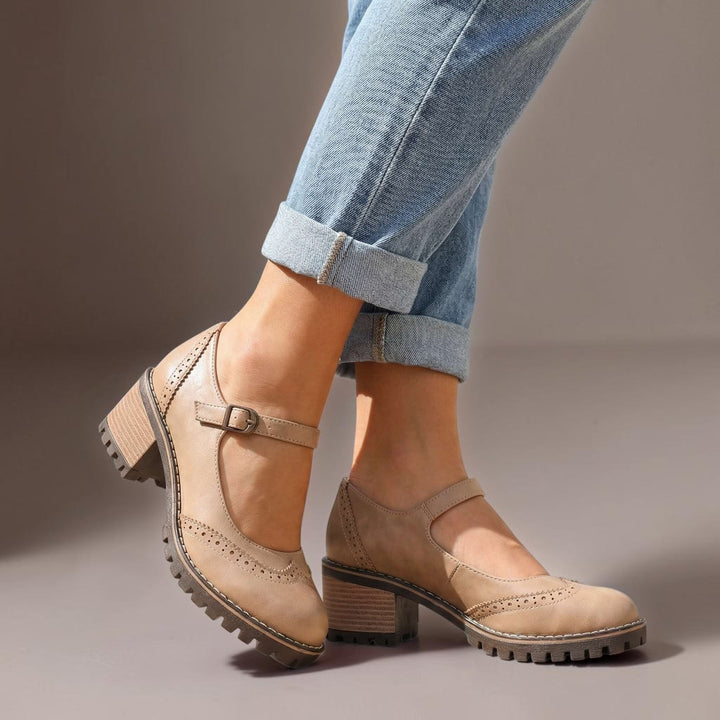DELACROIX | Isabelle T-Strap Heels