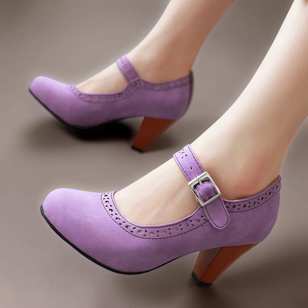 DELACROIX | Margot Adjustable Heeled Mary Janes