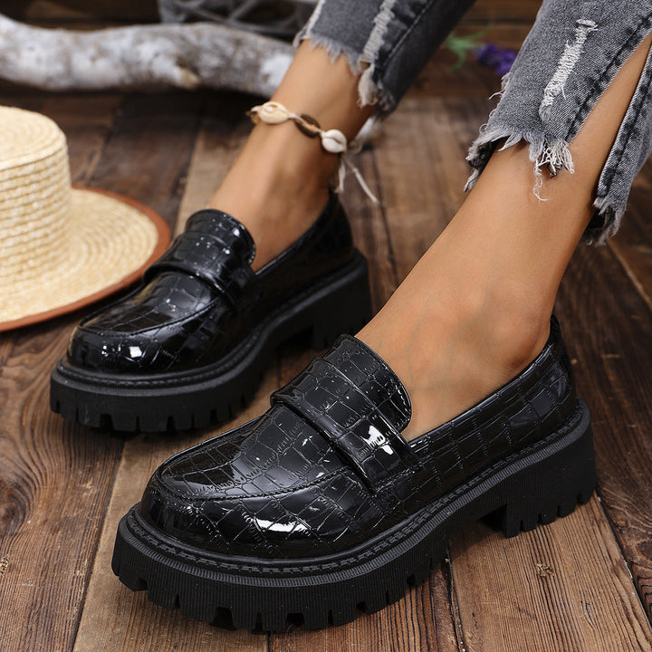 DELACROIX | Florence Patent Loafers with Grip Sole