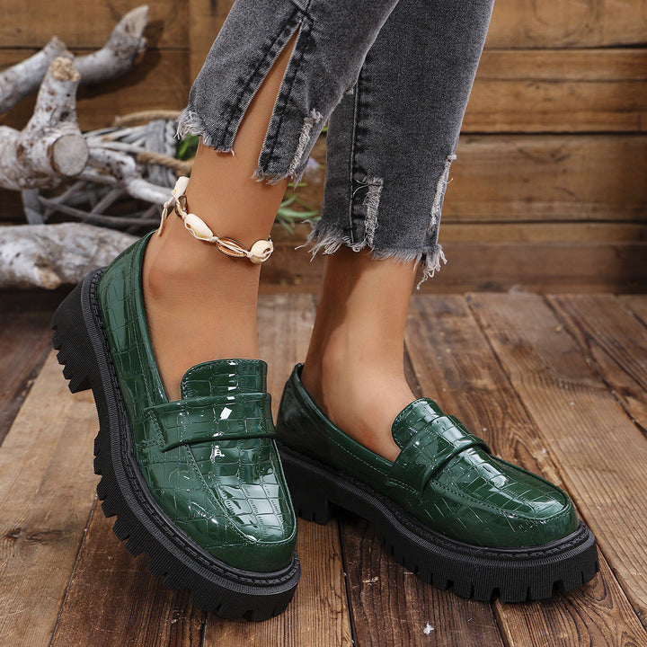 DELACROIX | Florence Patent Loafers with Grip Sole