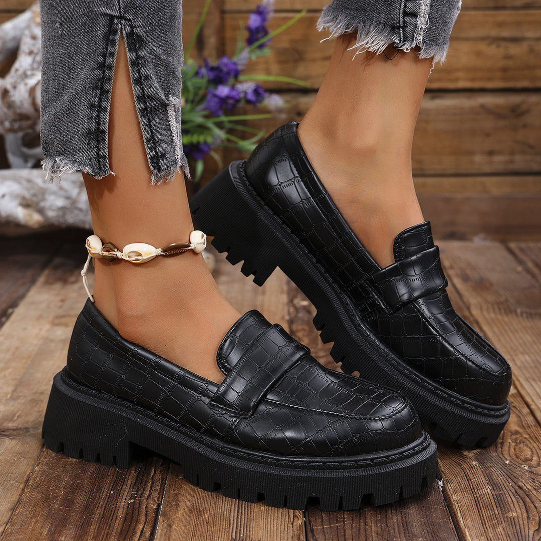 DELACROIX | Florence Patent Loafers with Grip Sole