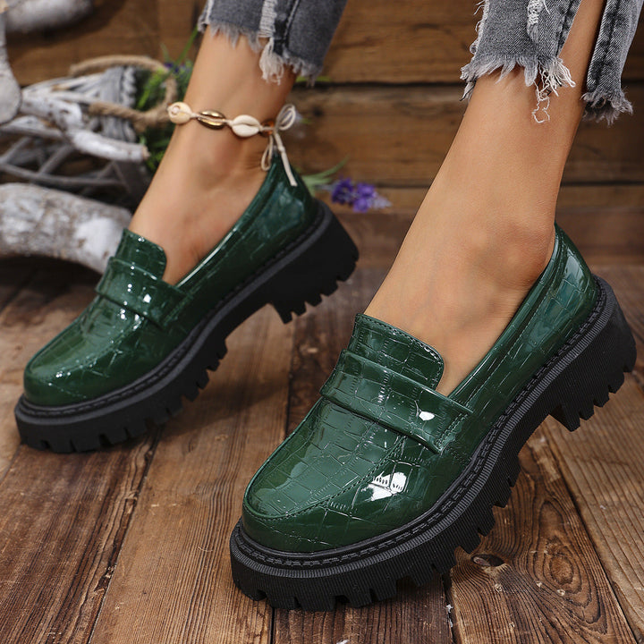 DELACROIX | Florence Patent Loafers with Grip Sole