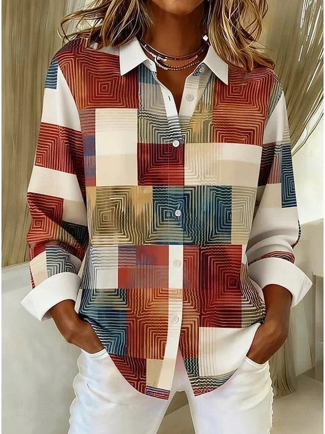 Sigrid | Charming Patchwork Blouse